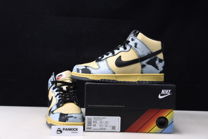 NIKE DUNK HIGH 1985 BLACK ACID WASH - DD9404-700