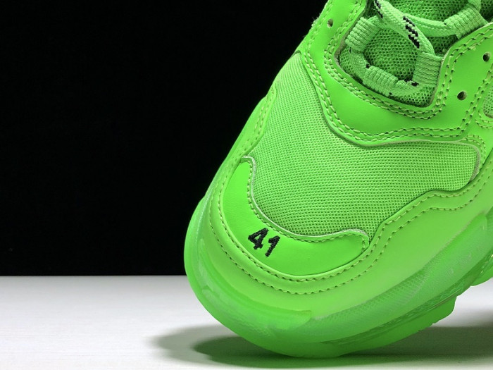 BLEN Triple S Neon Green Clear Sole 541624 W09OL 3801