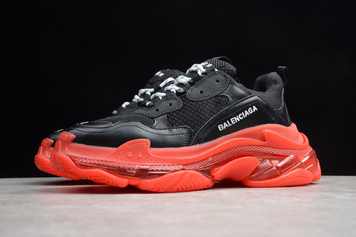 BLEN Triple S Clear Sole balck and red 541624 W09O1 3862