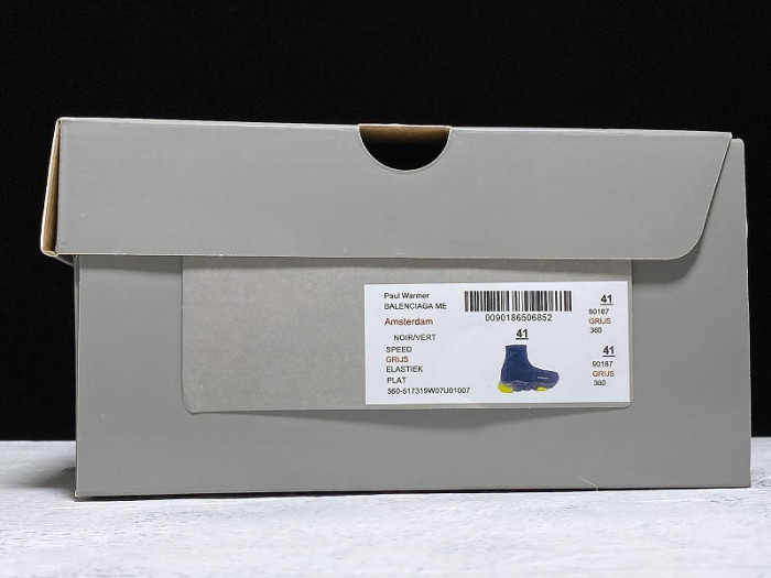 BLEN SNEAKER SPEED HIGH NOIR AND VERT 360-517319W07U01007