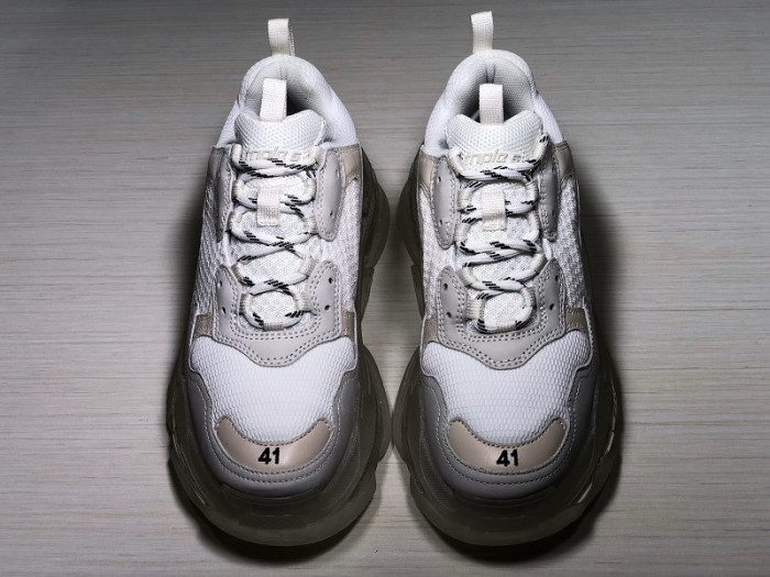 BLEN Triple S Clear Sole White 541624 W09E1 9000