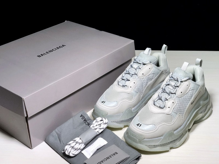 BLEN Triple S Clear Sole Grey 541624W09O11705