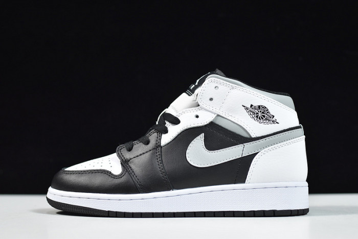 Jordan 1 Mid White Shadow - 554724-073