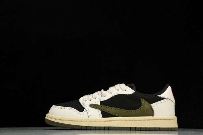 KIDS TRAVIS SCOTT X JORDAN AJ 1 LOW OG“OLIVE”PS DZ5909-106