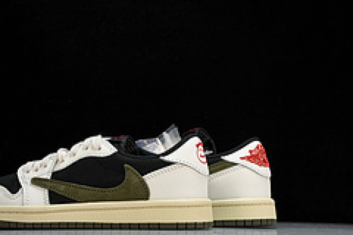 KIDS TRAVIS SCOTT X JORDAN AJ 1 LOW OG“OLIVE”PS DZ5909-106