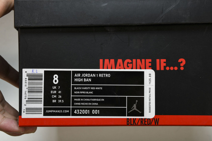 Air Jordan 1 banned 432001-001