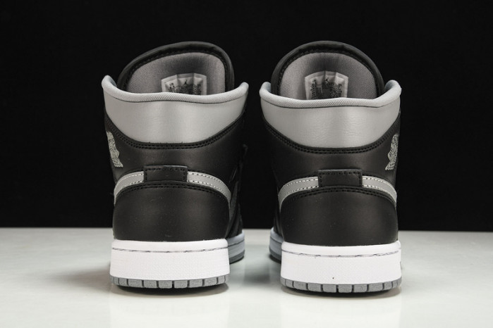 Air Jordan 1 Mid WMNS "Black/Grey" BQ6472-007