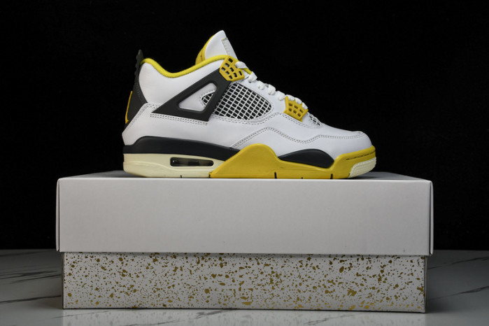 AIR JORDAN 4 RETRO "VIVID SULFUR" AQ9129-101