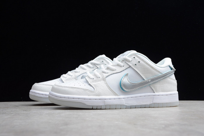 nike sb dunk low Di*m*nd s*pply co white Di*m*nd bv1310-100
