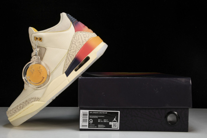 J Balvin x Air Jordan 3 "Medellín Sunset" FN0344-901