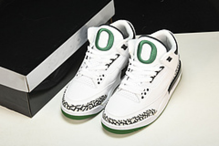 Jordan 3 Retro Oregon Ducks Pit Crew White 594282233