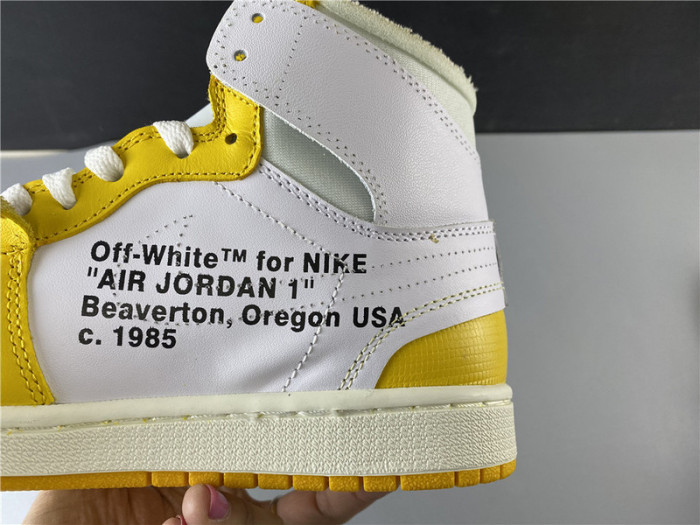 OH X Air Jordan 1 Yellow (AQ0818-149)