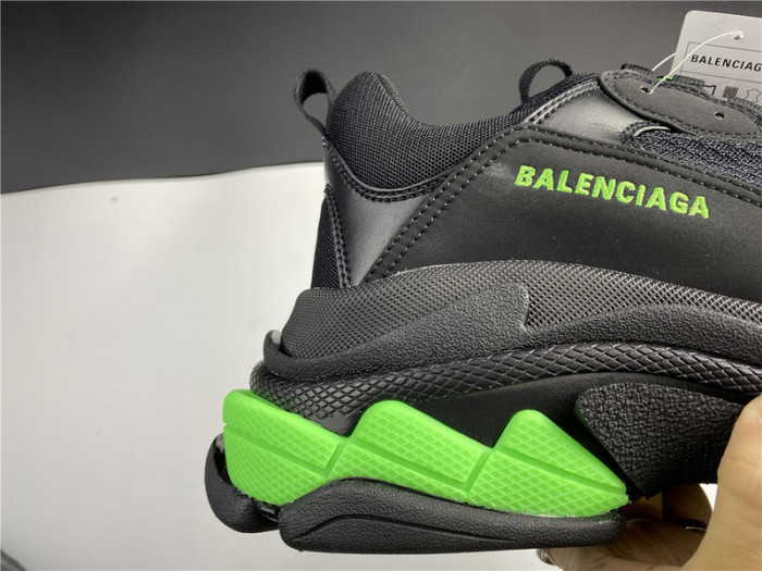 blen triple s black and green Ba*len*cia*ga 541624 w09ol 399