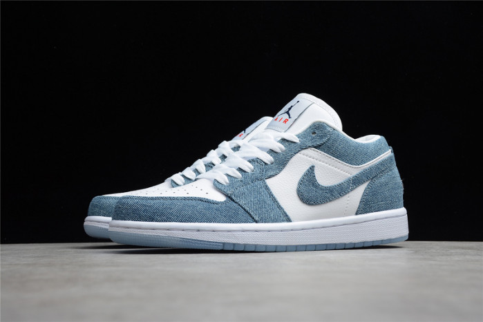 Nike Jordan 1 Low Canvas White Denim 315921-141
