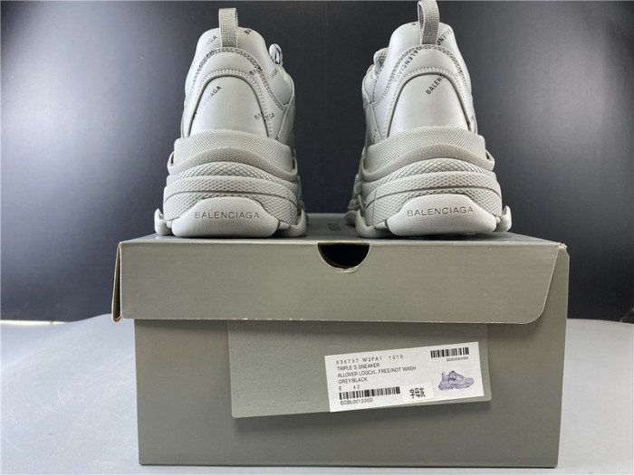 blen triple s grey Ba*len*cia*ga letter 541624 w09ol 38010