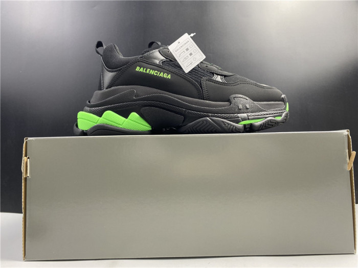 blen triple s black and green Ba*len*cia*ga 541624 w09ol 399