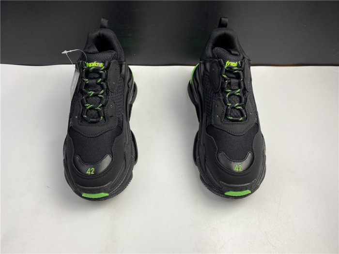 blen triple s black and green Ba*len*cia*ga 541624 w09ol 399