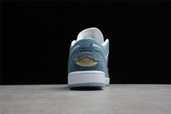 Nike Jordan 1 Low Canvas White Denim 315921-141