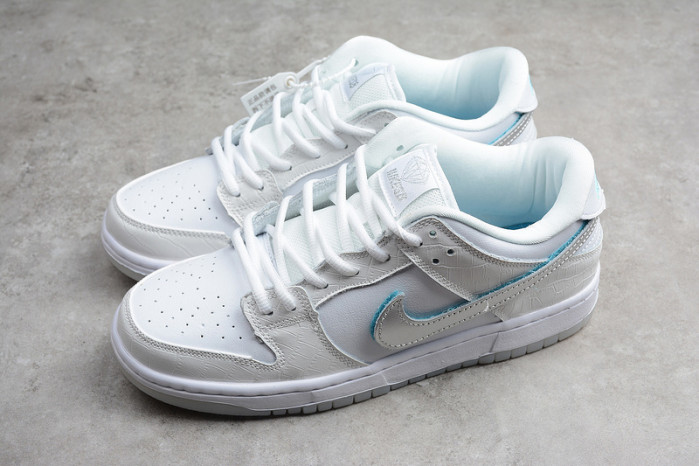 nike sb dunk low Di*m*nd s*pply co white Di*m*nd bv1310-100