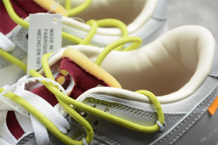 OH x Nike SB Dunk Low OW Platinum White Grey DM1602-106